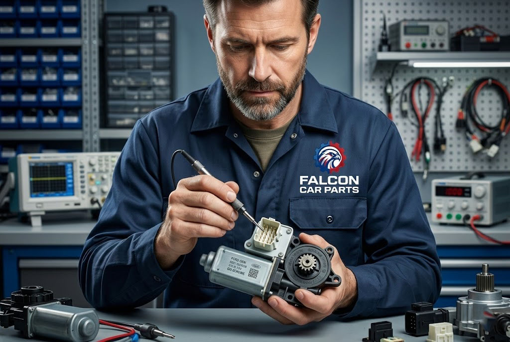 Tested used OEM electric door motor with clean connector