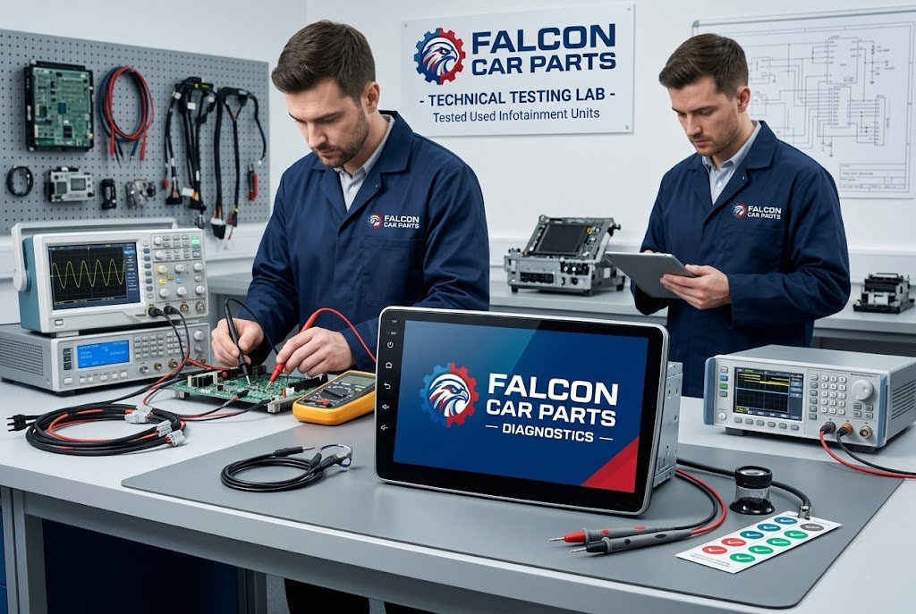 Tested used car infotainment screen with clean display