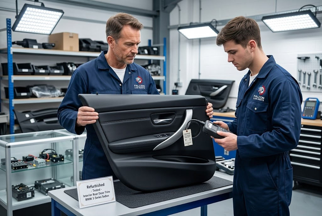 Clean used interior rear door trim panel for sale