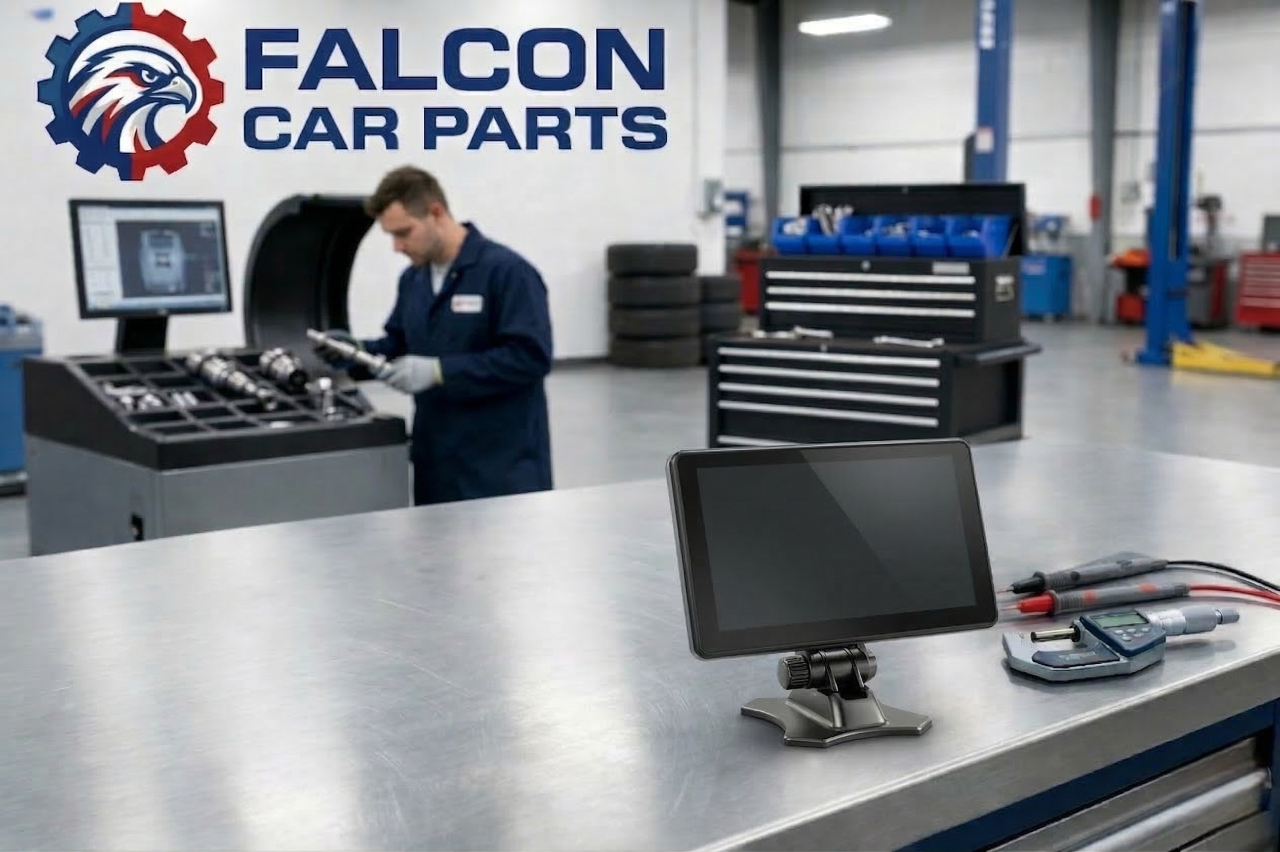 Tested used GPS navigation screen showing clear display and intact connectors