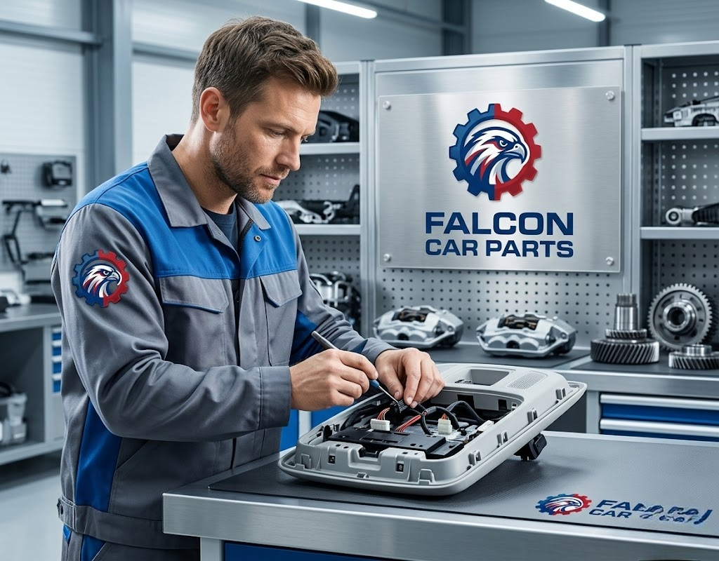 Quality inspected used header panel showing intact mounting points