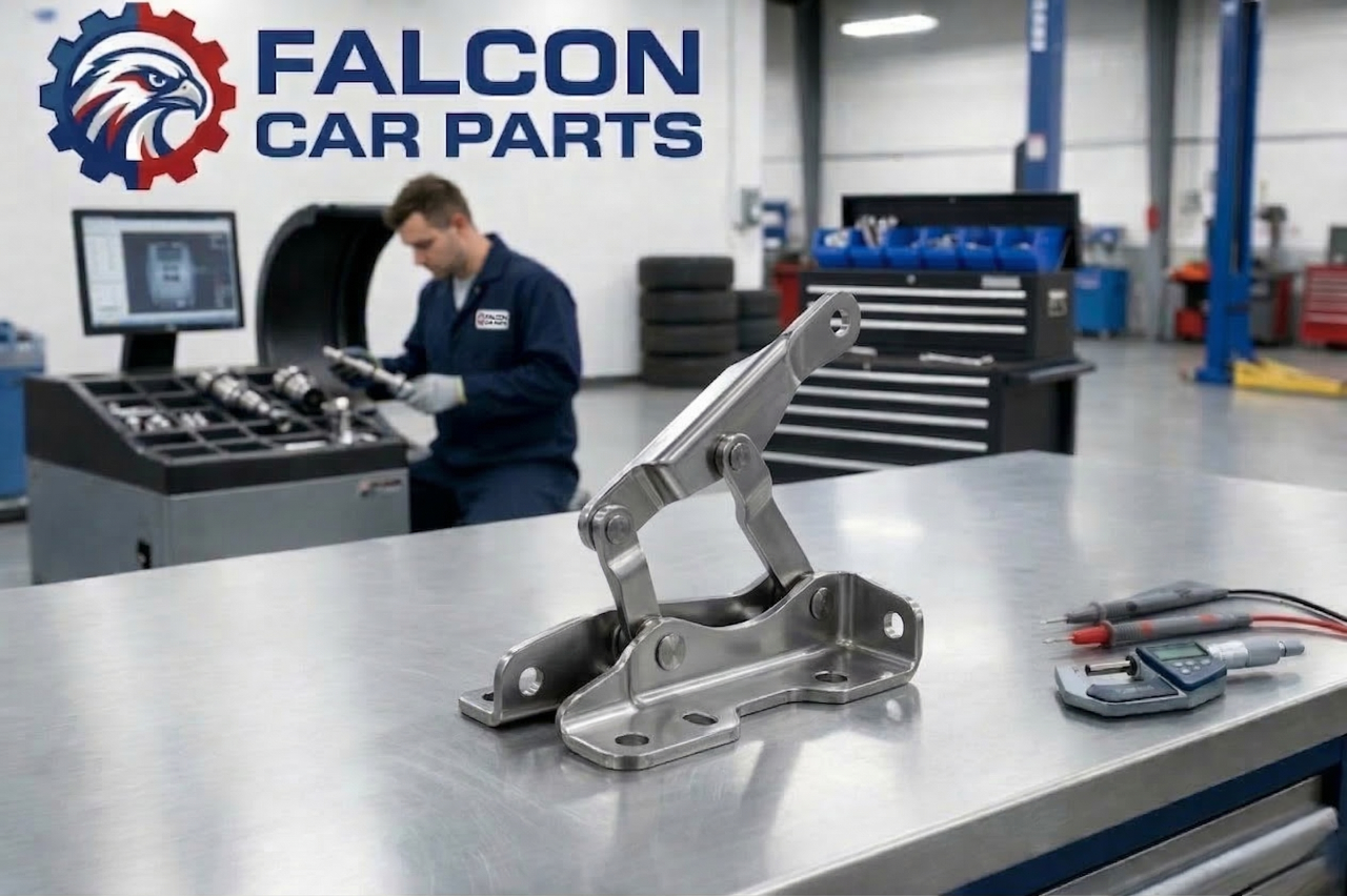 Quality inspected used hood hinge with clean pivot points