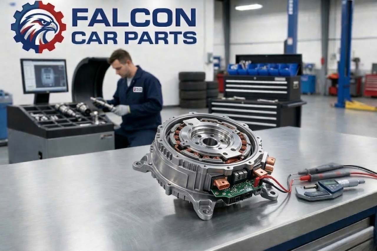 Bench-tested used hybrid inverter converter assembly with clean casing