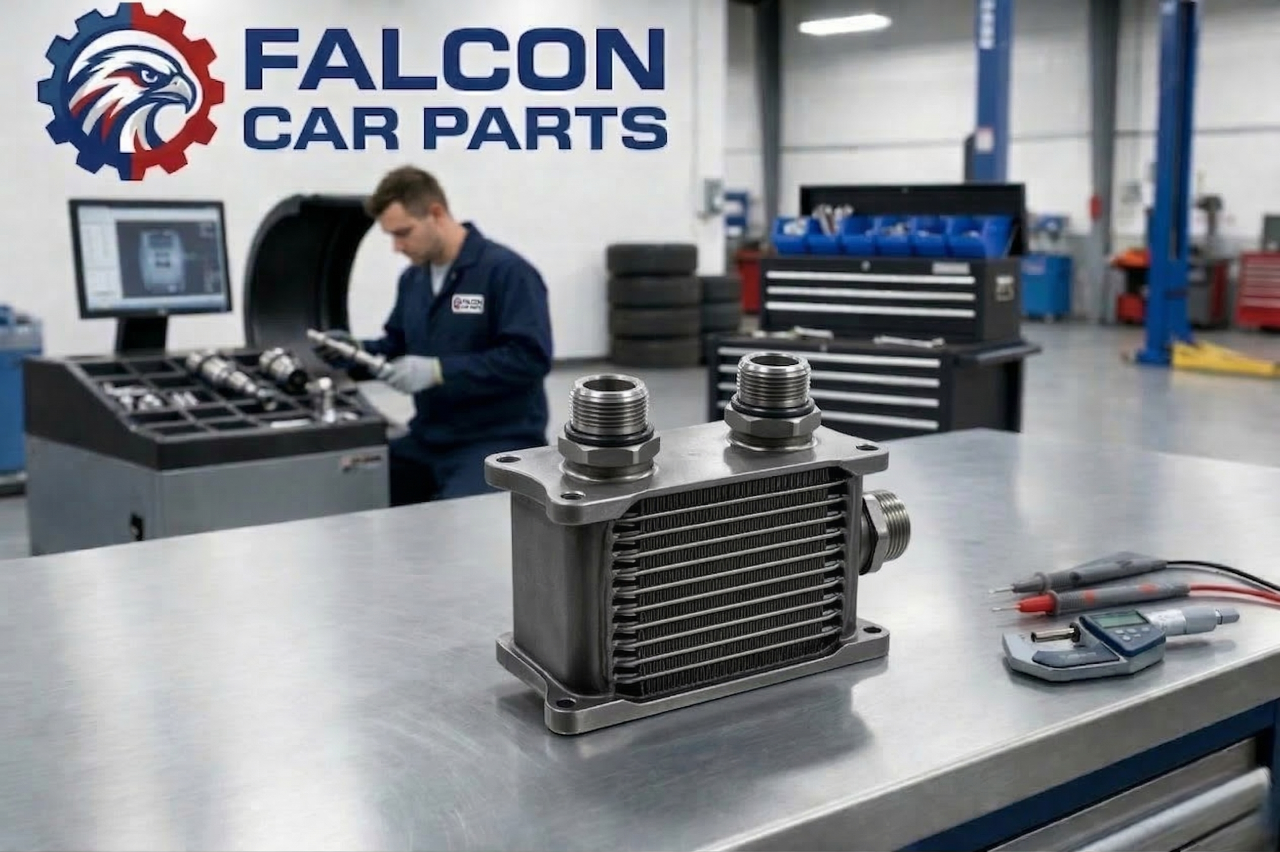 Technical inspection of a used OEM engine oil cooler