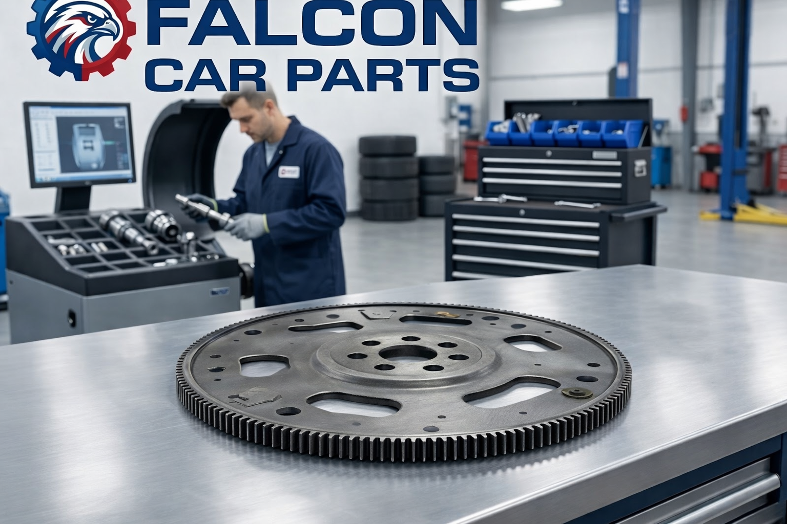 Tested used automatic flex plate with clean ring gear teeth