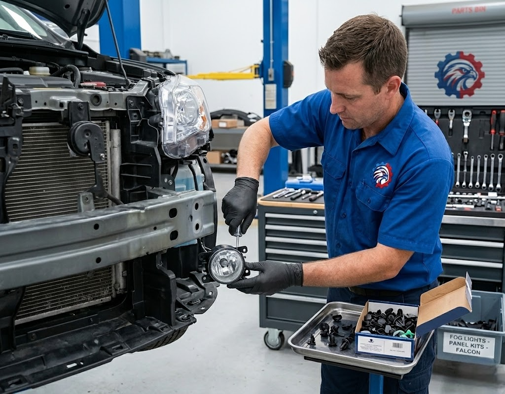 High quality used front fog light assembly