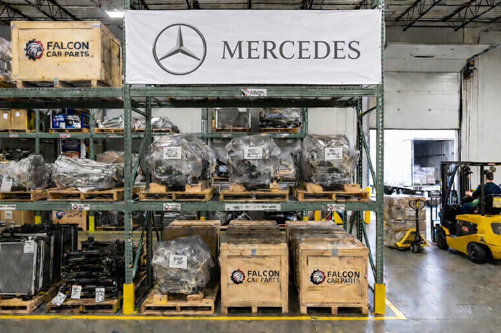 High quality used Mercedes car parts inventory