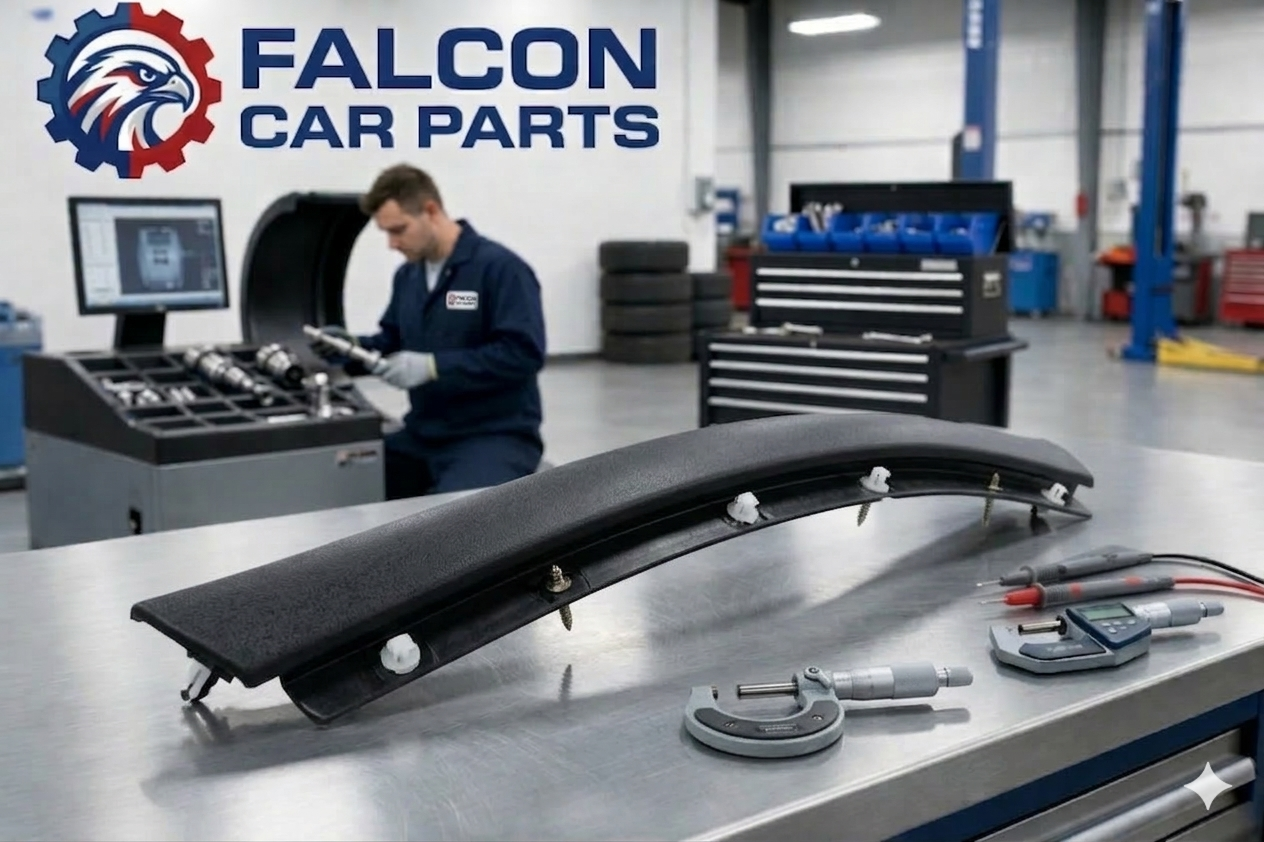 Inspected used front door side moulding guard