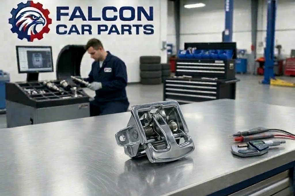 Technical inspection of a used OEM quarter window latch handle