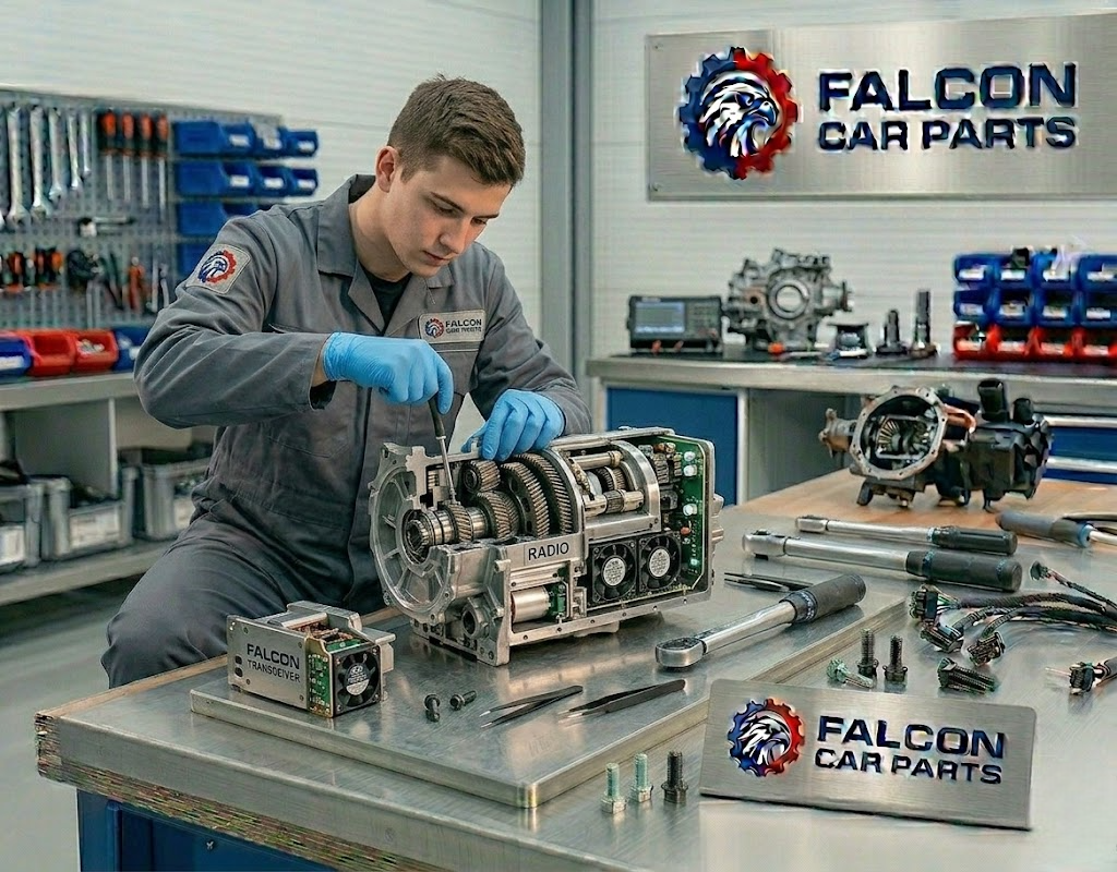 Technical inspection of a used OEM vehicle rear clip section