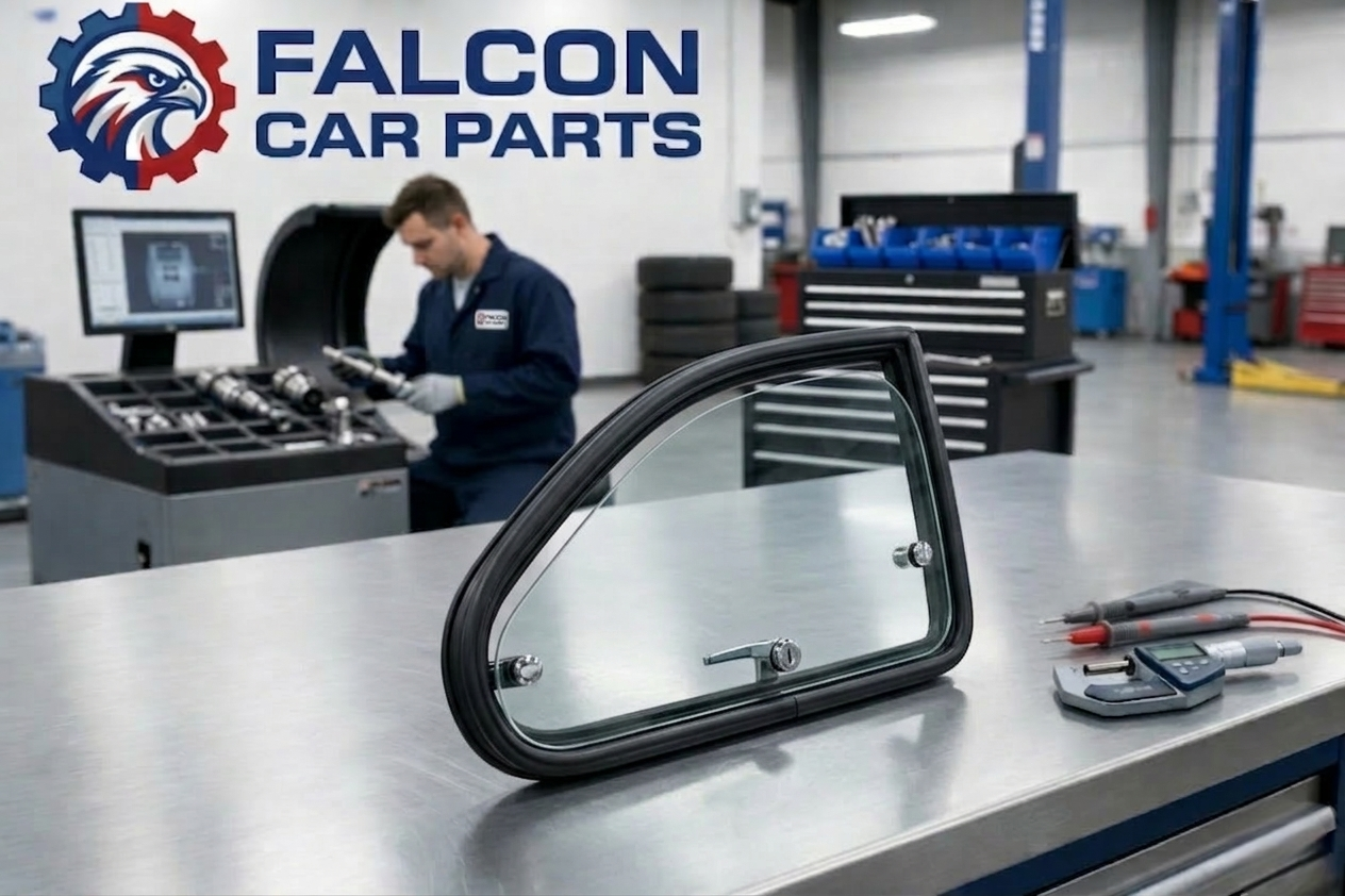 Inspection of a rear door vent glass