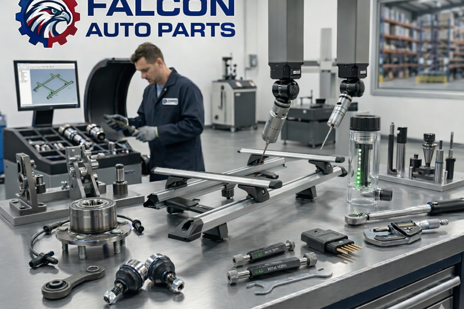 Technical inspection of a used SUV roof rack