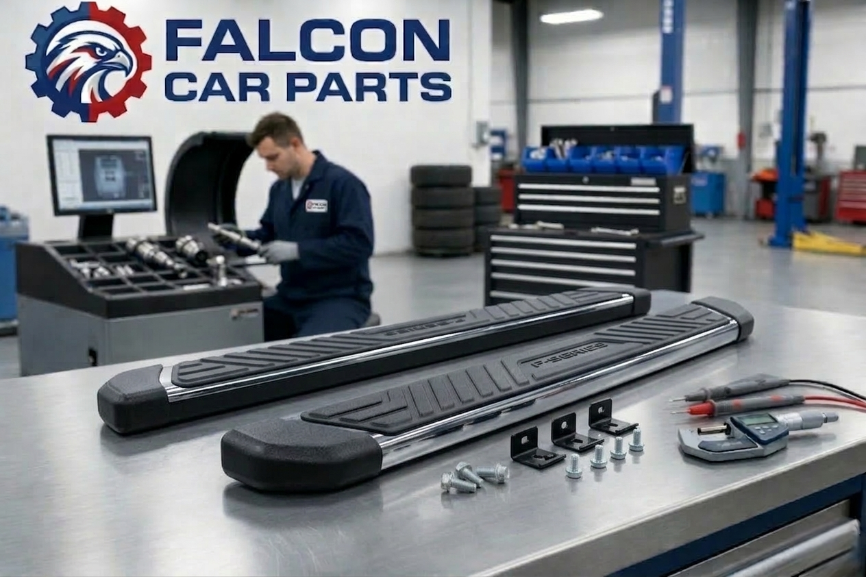 Technical inspection of a used truck running board