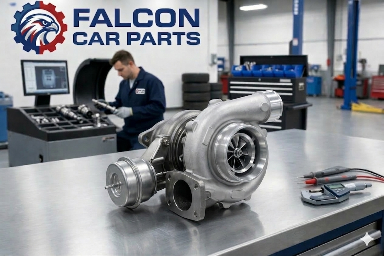 Technical inspection of a turbocharger unit