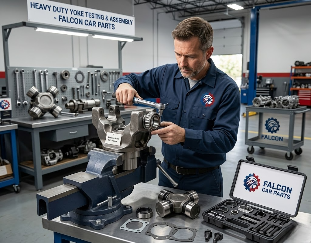 Technical inspection of an OEM transmission slip yoke